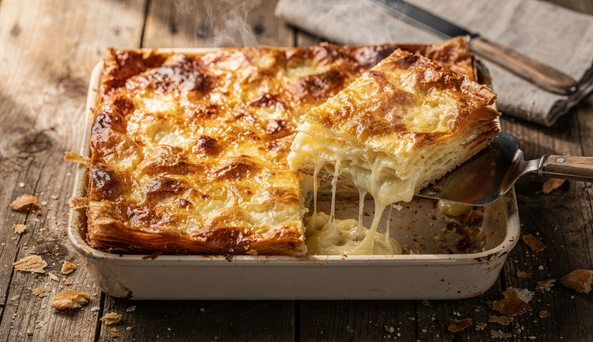 Achma: Layered Cheese Pie