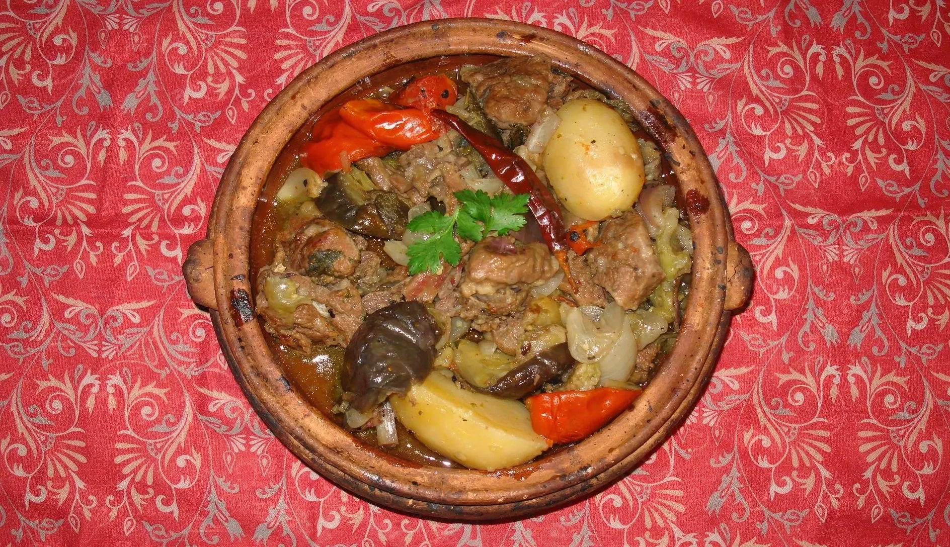 Chanakhi: Lamb & Eggplant Stew