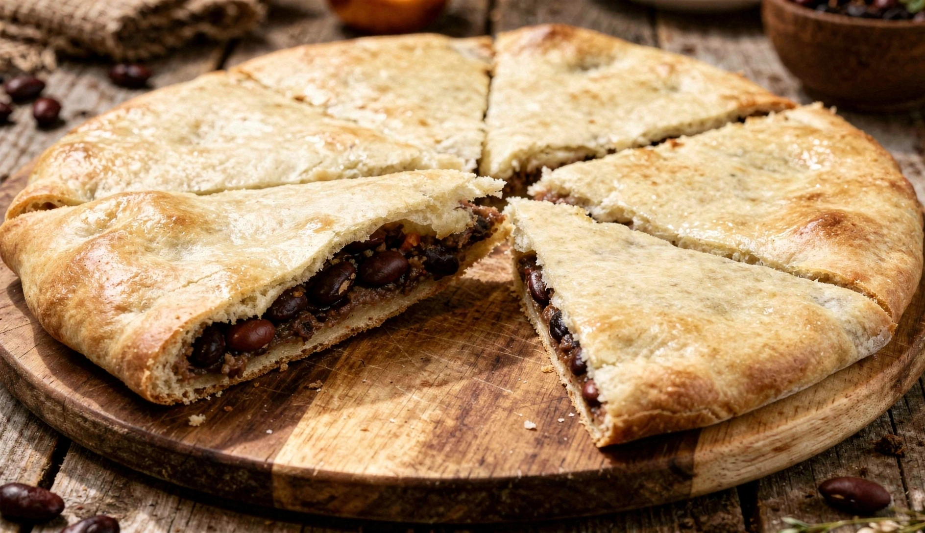 Lobiani: Bean-Stuffed Bread